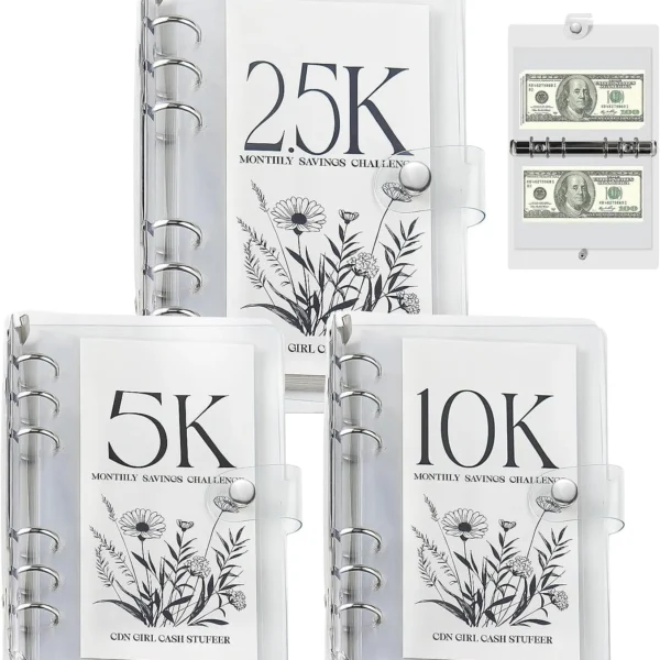 💰 12-Month Envelopes Money Saving Challenge Binder